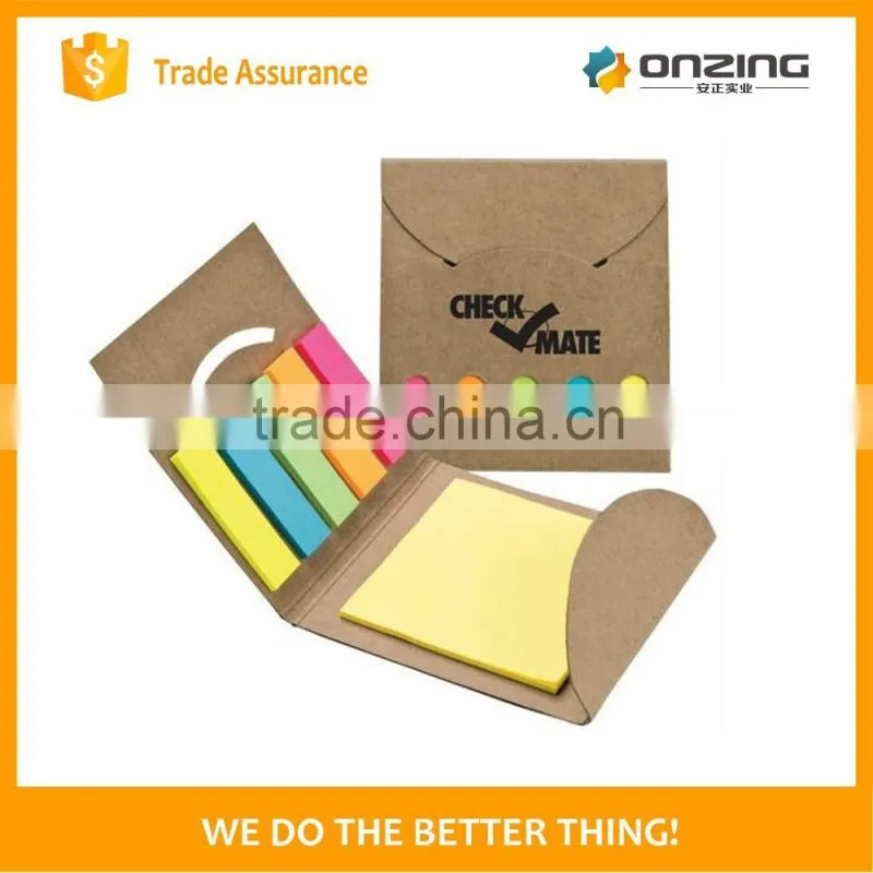 Kraft paper cover sticky note flag