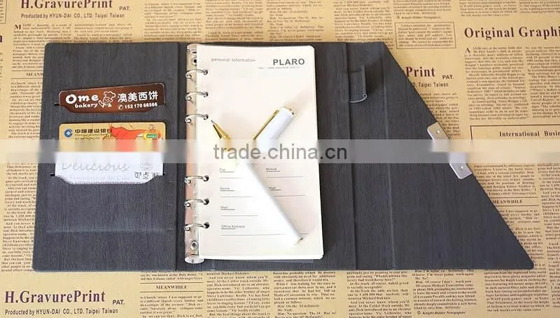 Plaro 2016 a6 loose-leaf binder cheap stationery notebooks