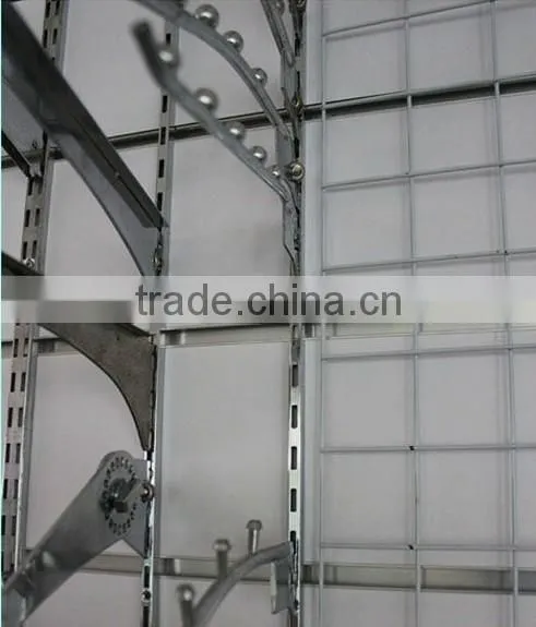 Metal Sigle H shaped Hole Slot Tube Slotted Strut Channel