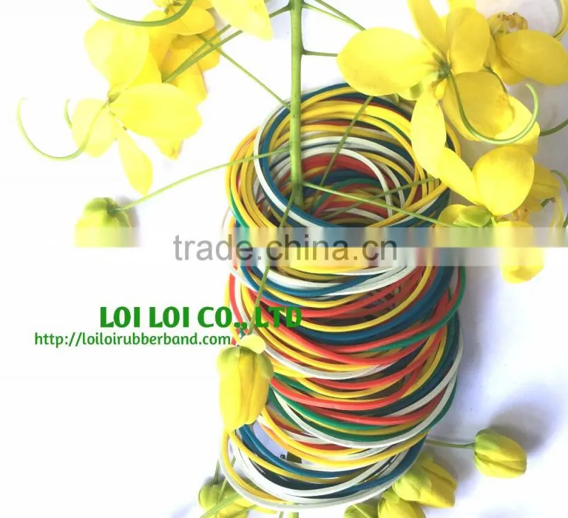 60mm Popular SALE Colorful Rubber Band - Solid Eco-friendly Vietnam decorative rubber band