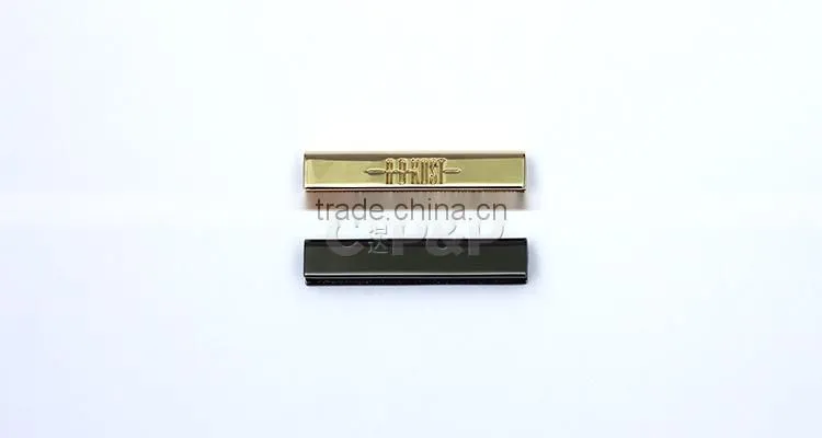 Customized own logo boots metal decoration