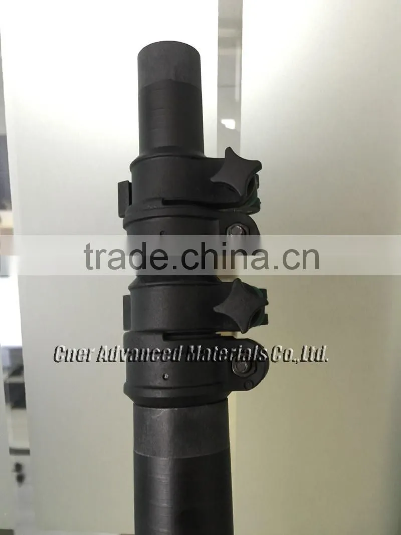 2016hot sale window cleaning telescopic pole,high modulus carbon fiber telescopic pole,high quality telescopic pole