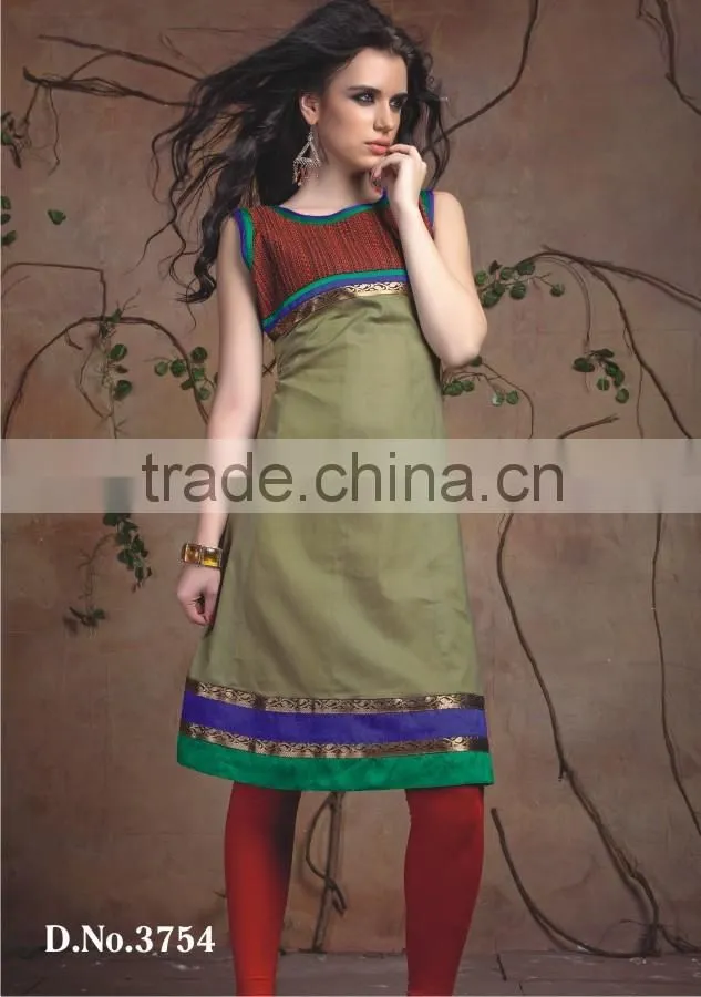 Pure Cotton Lahariya Style Printed Kurti
