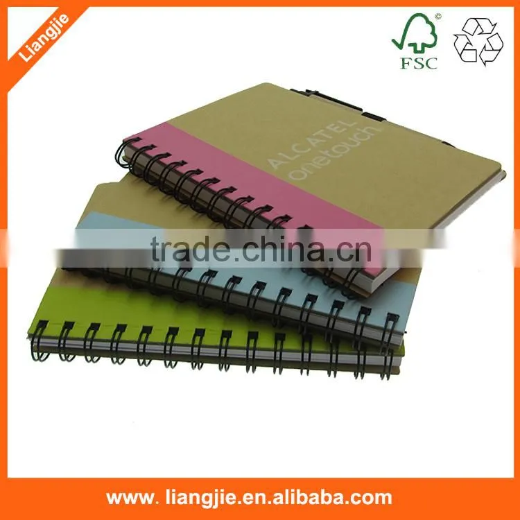Sticky Note Pad Environment-friendly spiral notebooks