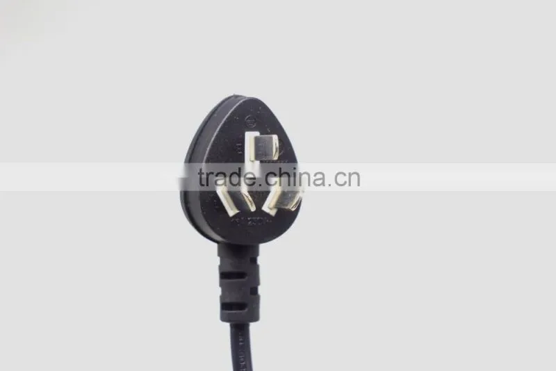 3 pins CHINESE STANDARD POWER PLUG POWER CABLE CCC ROHS POWER PLUG