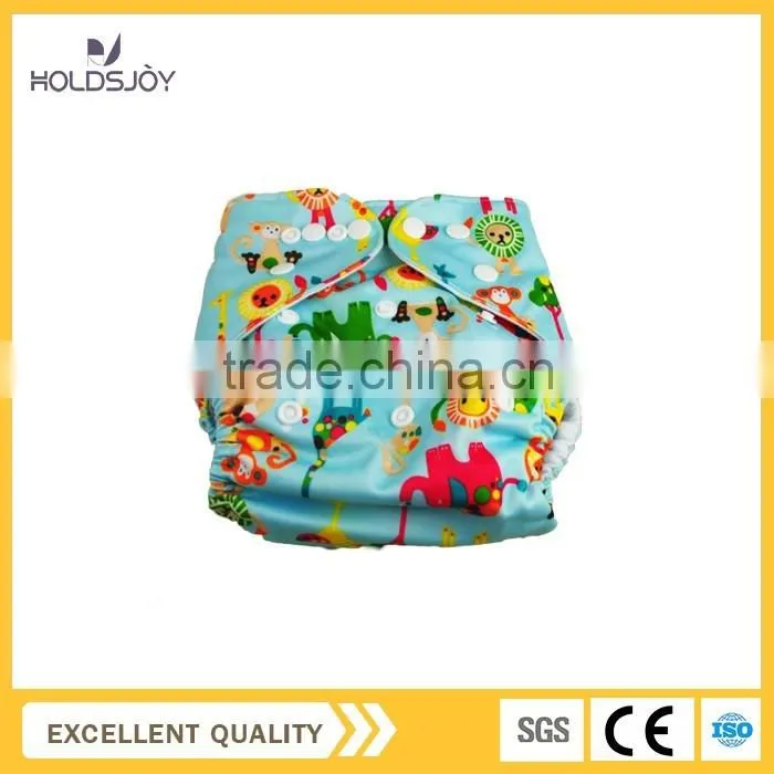 Reusable Bamboo Organic Baby Nursing Diaper/Washable Minkly PUL Surface