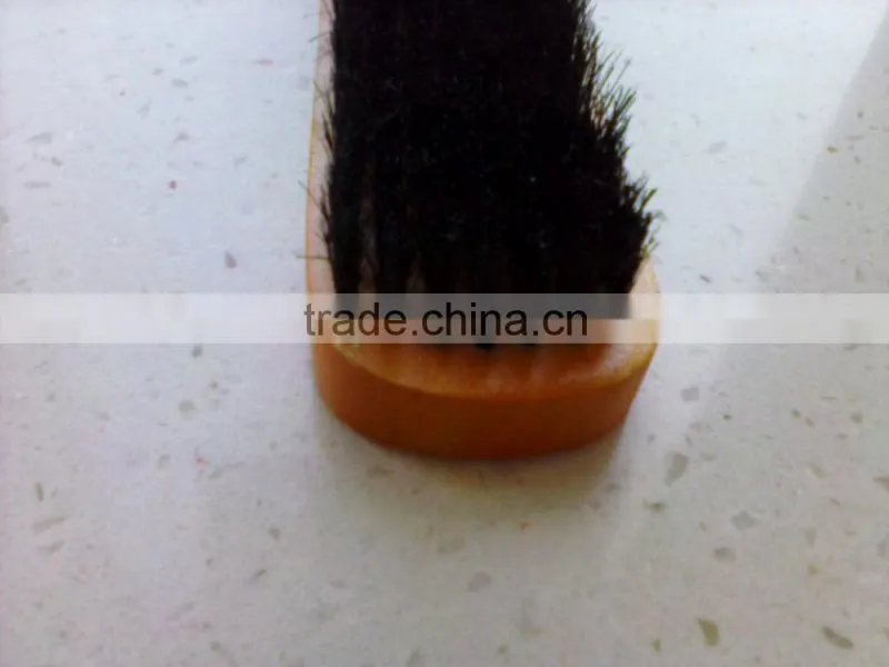 wholesale reeded wooden shoes brush in good quality