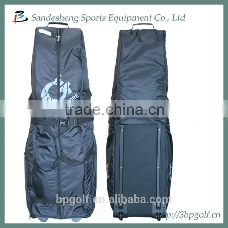 High quality black golf travel bag