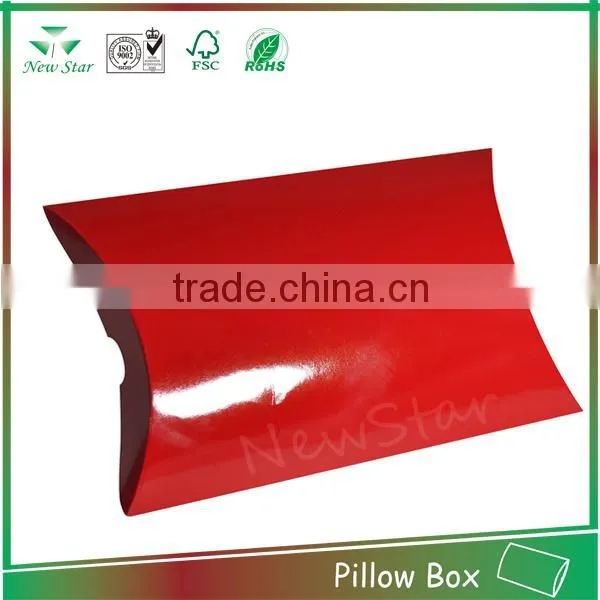 100% recycled paper poillow packaging box factory