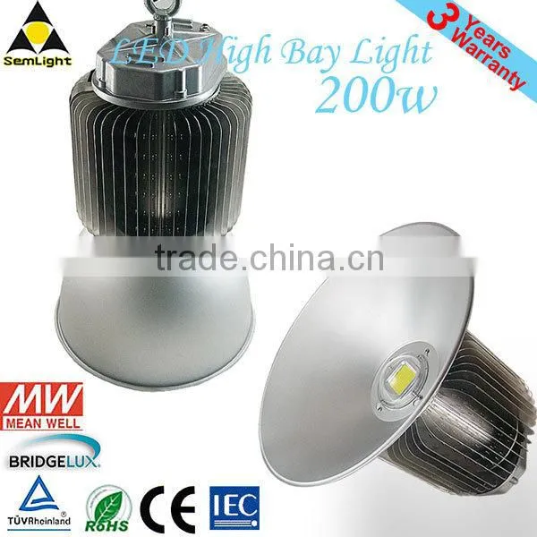 2015 Super Quality High Brightness Bridgelux COB 200 Watt LED High Bay Light