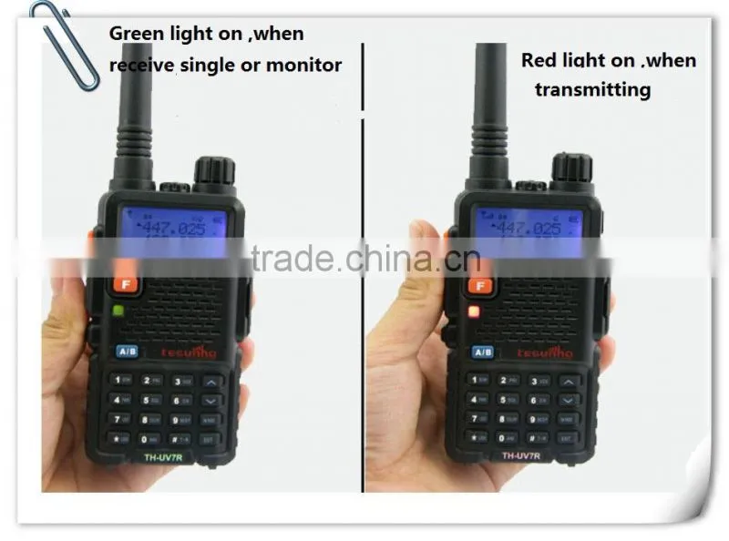 TESUNHO TH-UV7R high quality wide frequency band dual band ham radio two way radio