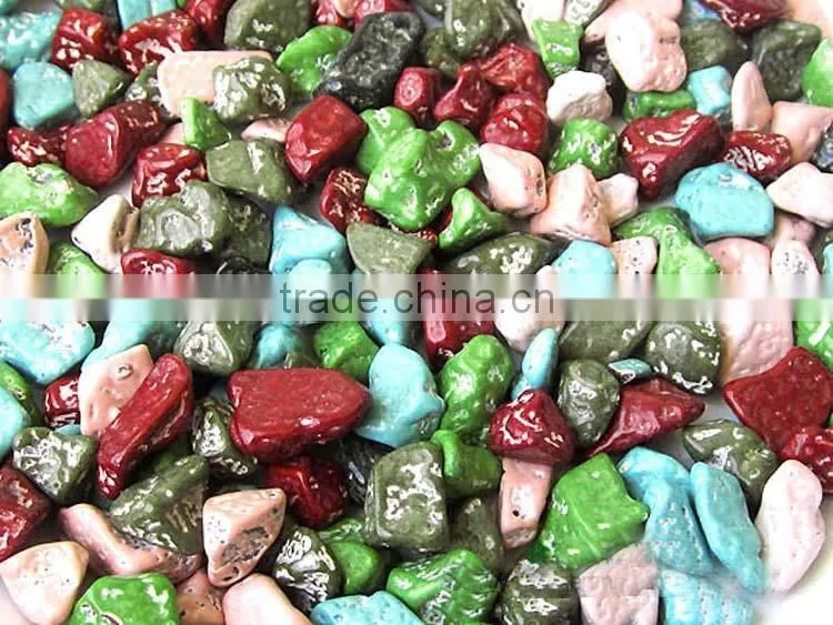 Bulk natural stone shaped chocolate