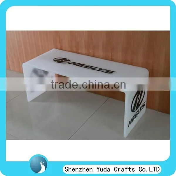 Acrylic Material Office Occational Table Desk U Shaped Clear Acrylic Table