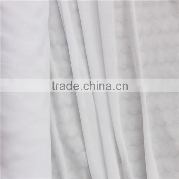 Woven technic polyester crepe printed wholesale chiffon fabric