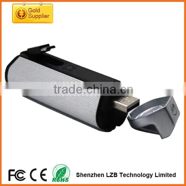 2200mAh portable li-ion mobile power bank with TF card reader, Multifunction 2000 mAh power bank