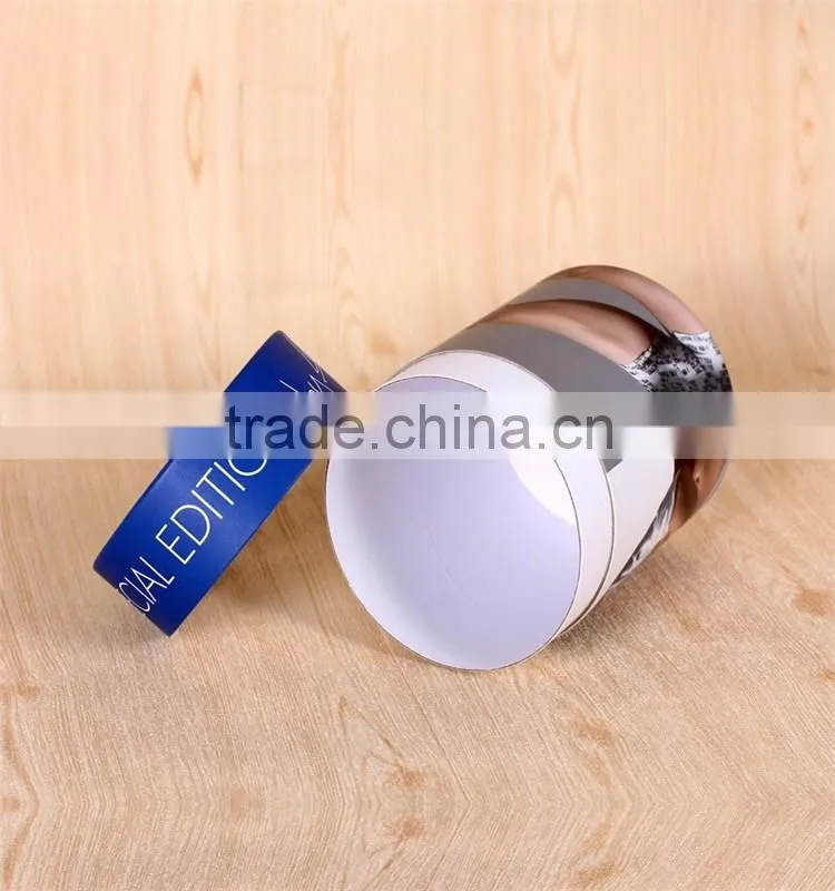 Custom Cylinder Cardboard T-shirt Packaging Box