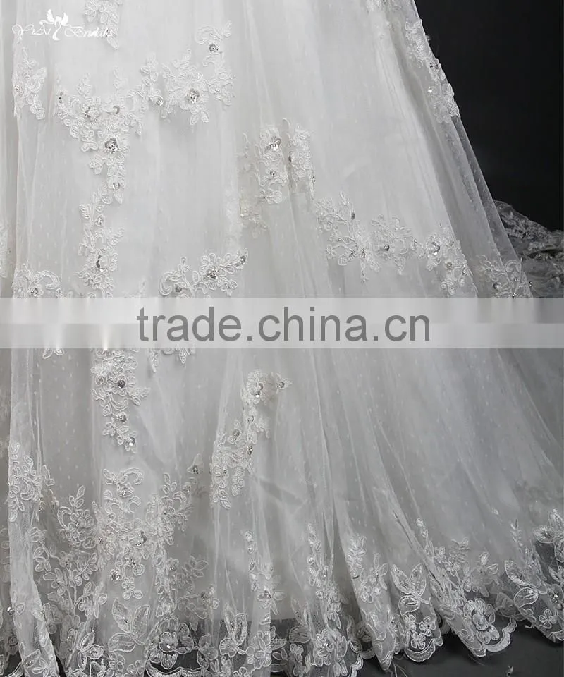 RSW872 Alibaba Express Real Sample Lace Bridal Wedding Dress Mermaid