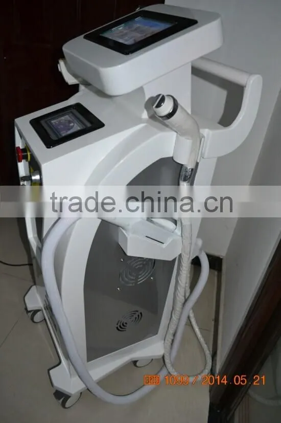 2014new 532nm, 1064nm ND Yag Laser for tattoo removal, IPL for hair removal beauty machine
