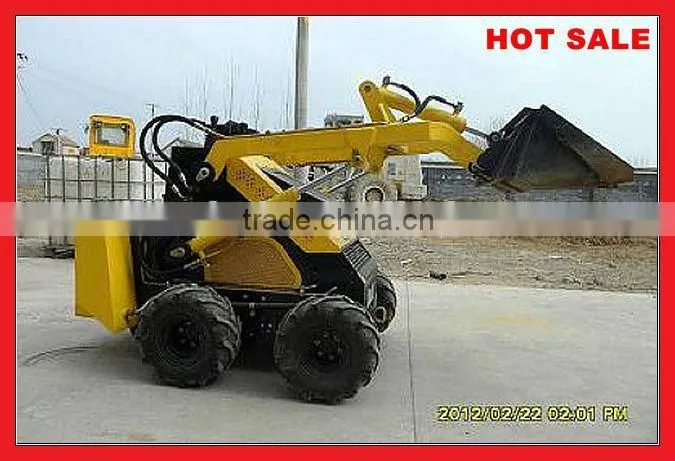 skid steer loader with attachment