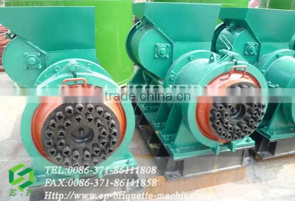 Charcoal rod extruder machine