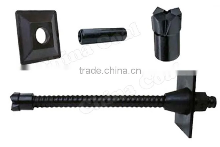 Roadway support anchor rod/right and left handed thread rock bolt