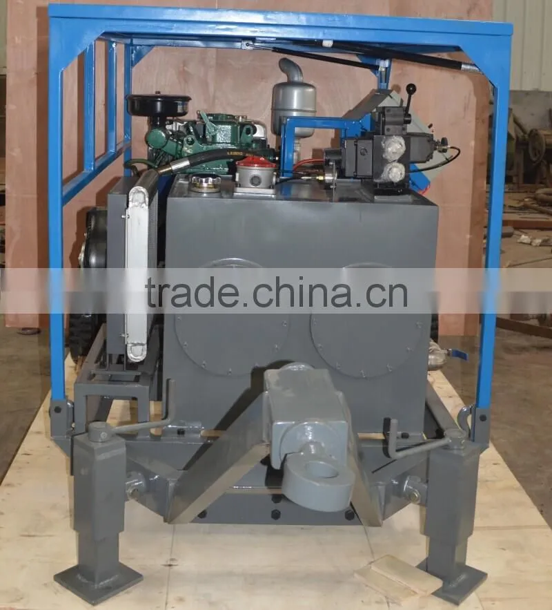 Compact structure diesel hydraulic power pack pump for hydraulic cylinders