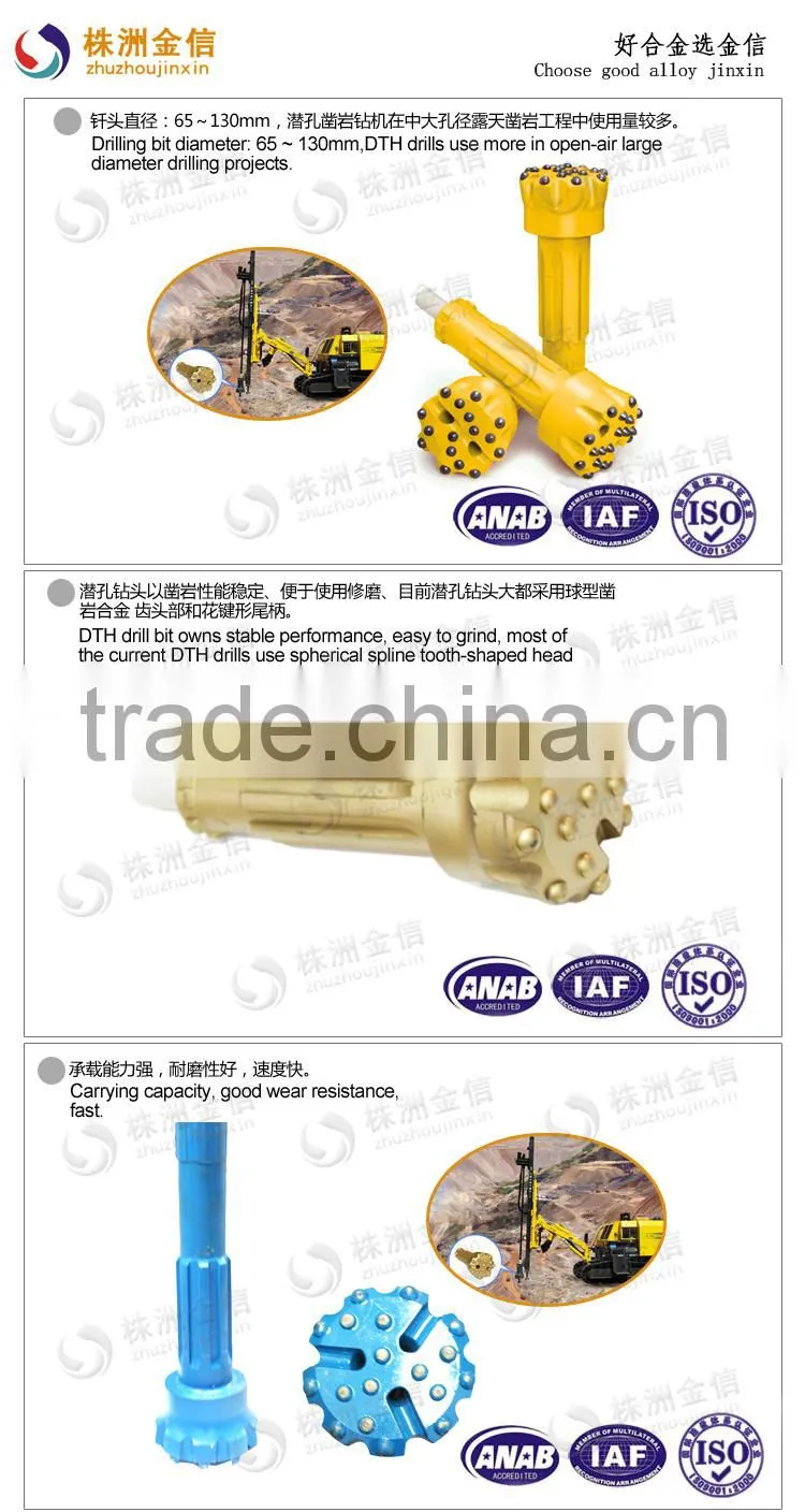 Good Efficiency DTH Hammer Bits /Drilling Tools