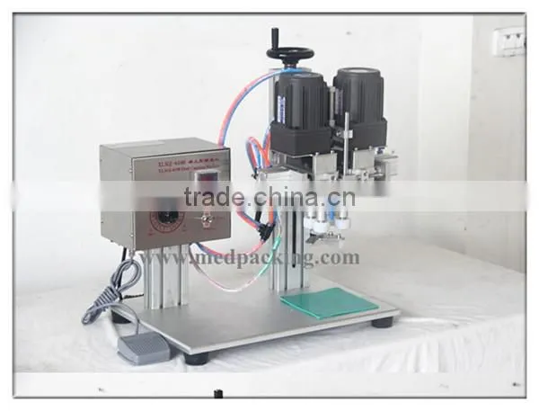 Desk Top Pneumatic semi automatic capping machines triggers capping machine