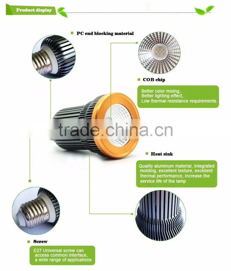 Alibaba wholesale E27 par38 15w plant full spectrum led grow par light bulb
