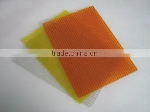 yellow polycarbonate sheet hollow sheet