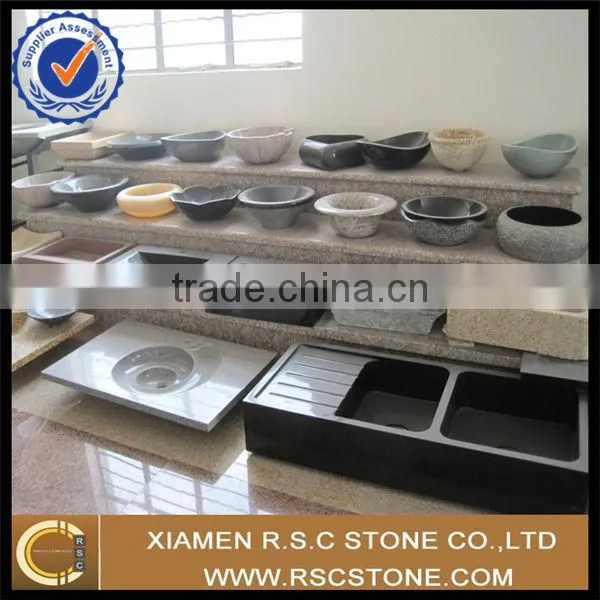 Crema Marfil Beige Marble Flowered Carved Rectangle Sink