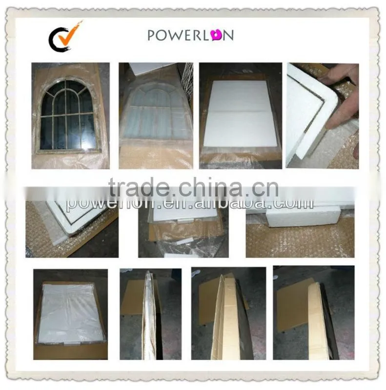 Wrought Iron Decorative Small Round Mirror