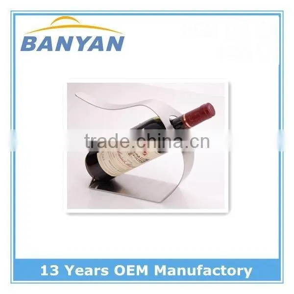 Wholesale stainless steel wine bottle rack,wine shelf,wine rack