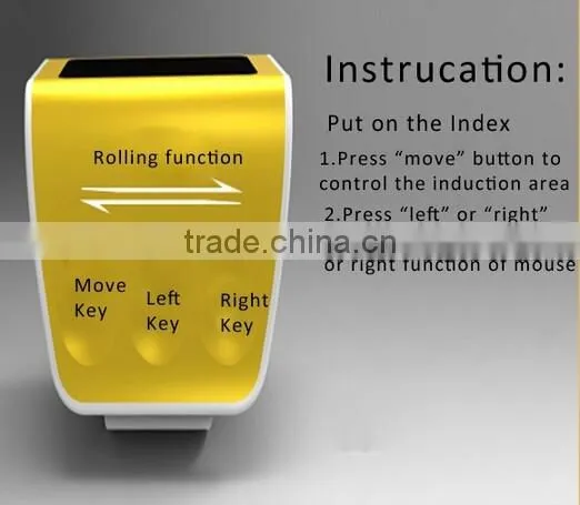 2016 Hot Selling Cute Fashional wireless finger mouse 3D mouse beautiful design wearable Wireless bluetooth 3d finger mouse