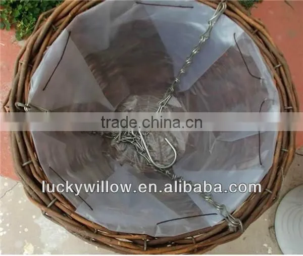 2014 beautiful hanging wicker basket