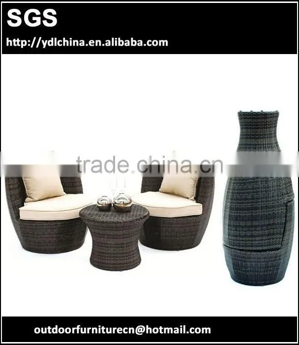 factory sale all weather SGS HDPE rattan patio furniture