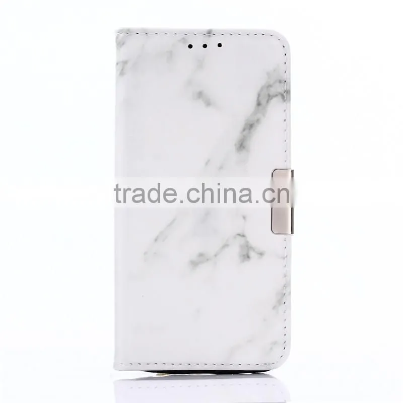 Noble design high quality marble PU card bumper/pocket cell phone case for Samsung
