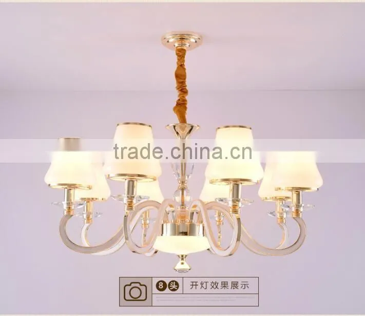 M968 Momoda decorations European simple Crystal modern living room bedroom lighting chandelier pendant lamp