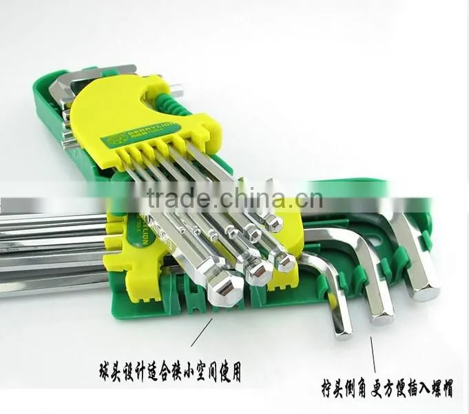 BERRYLION CRV long arm and ball point end 9pcs allen key set for sale