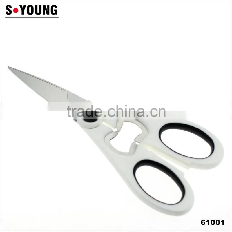 61001 durable kitchen shears, kitchen scissors, kitchen tools bottle opener