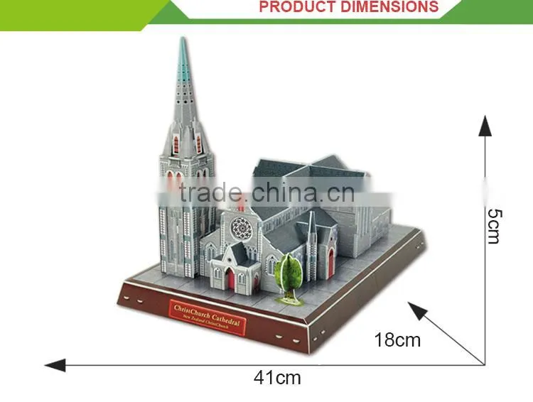 kids educational toy diy build my world 3d puzzle