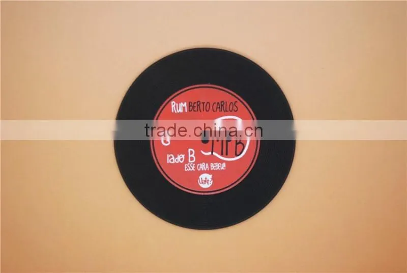 Coasters Retro Translucent Lace, Silicone Insulated Pad, Heat-resistance