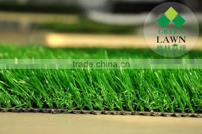 Summer green colour artificial turf garden mat