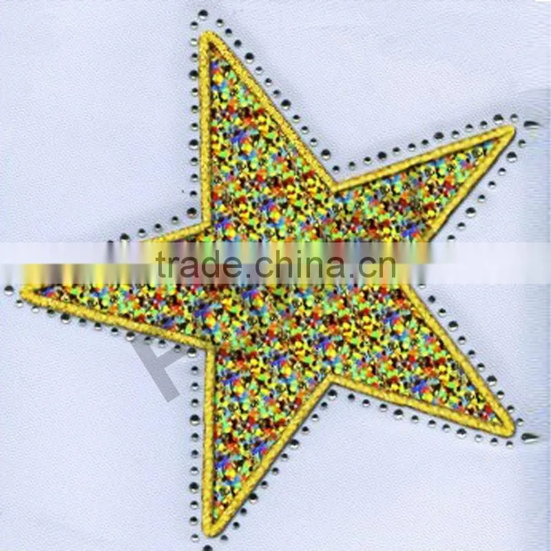 balicats rhinestone sequin appliques hotfix transfer