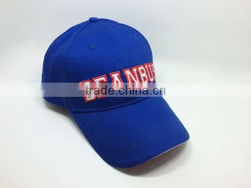 Custom 100% Cotton Baseball Cap with embroidery patch