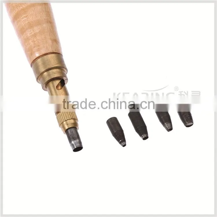 Kearing brand Screw Punch for hole making can use on leather canvas etc with five replacement head#SP05