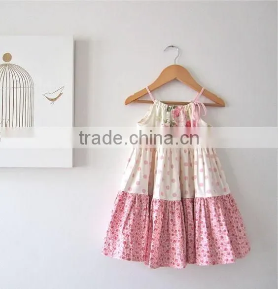 Wholeasle Little Girls Ivory Pearl Handmade Smocked Dress