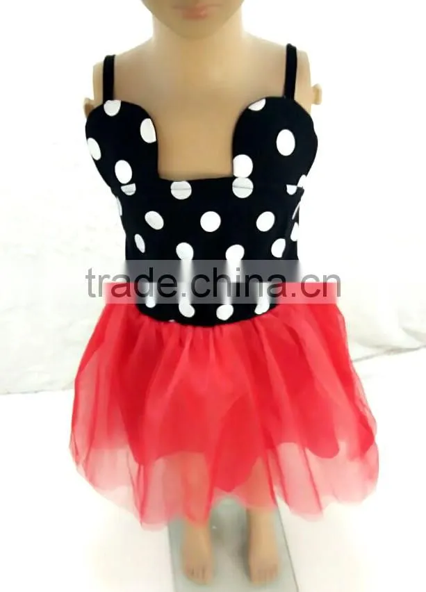 2017 new model girl dress kids dress frock design for baby girl little girls party dot dresses
