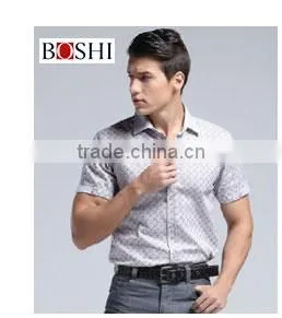 2015 New Stylish England Style Tops For Solid White Linen Leisure Shirt