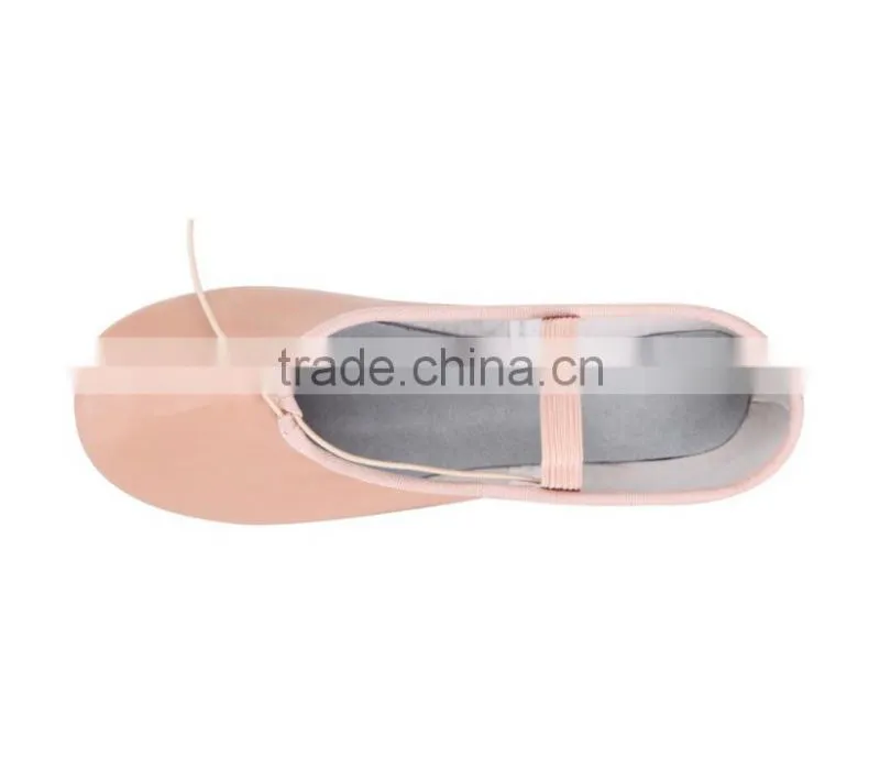 2015 new style-genuine leather split sole ballet shoes-soft baby dancing shoes